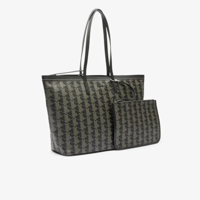 Zely Tote & Pouch med kornmönster Zely Tote & Pouch med kornmönster
