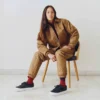 Ziane plattformsneakers i läder för dam