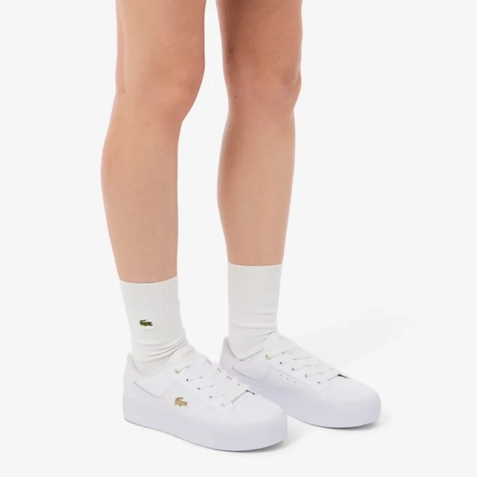 Ziane plattformsneakers i läder för dam
